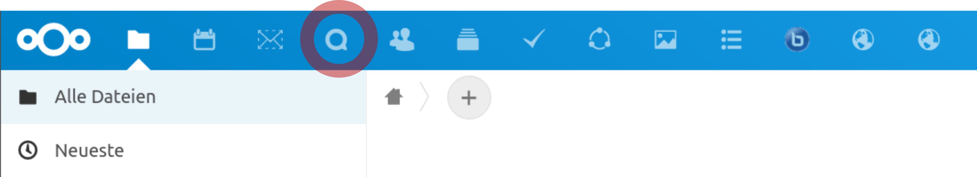 Talk-Button-in-der-Menueleiste