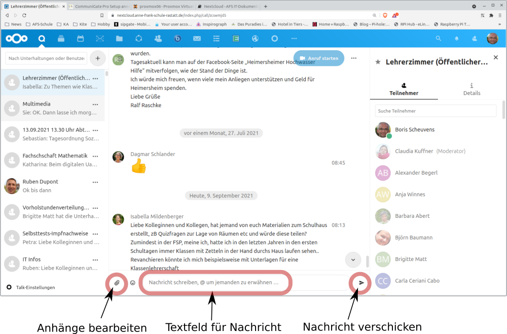 Talk-Button-in-der-Menueleiste